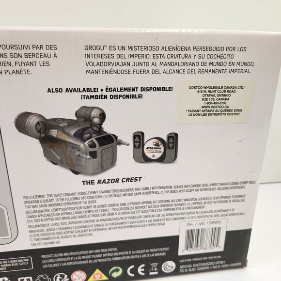 Star Wars Mandalorian Grogu & Hover Pram RC Remote Control Disney NEW - Picture 10 of 12